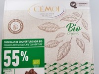 Cobert. BIO Negra 55% 5Kg CÉMOI