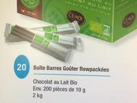 Barrita Choco BIO 2Kg Cémoi