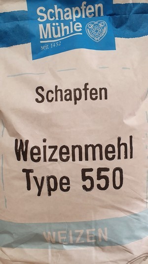 Harina de trigo -WEIZENMEHL type 550- alemana