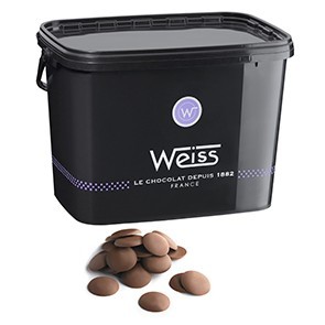 Cobert. Pura Llet Fond Madalait 35% Weiss Cobert. Pura Llet Fond Madalait 35% Weiss