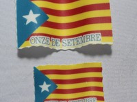  Senyera Estelada petita 4,5x3 cm 35u