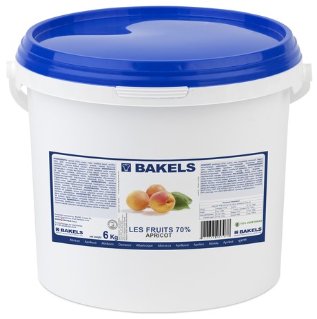 Les Fruits Apricot 70% 6Kg - Albercoc Bakels