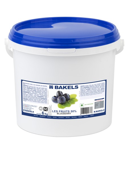 Les Fruits Blueberry 50% 6Kg - Nabius Bakels