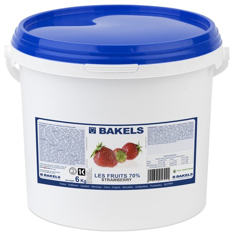 Les Fruits Strawberry 70% 6Kg - Maduixa Bakels