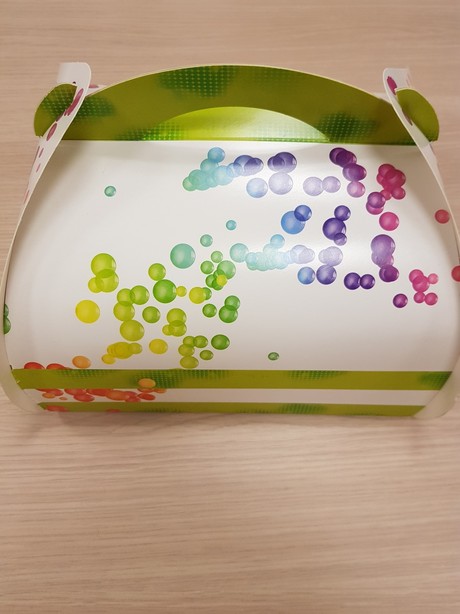 Caixa Pastís 27x27x13 25u Bubbles Caixa Pastís 27x27x13 25u Bubbles