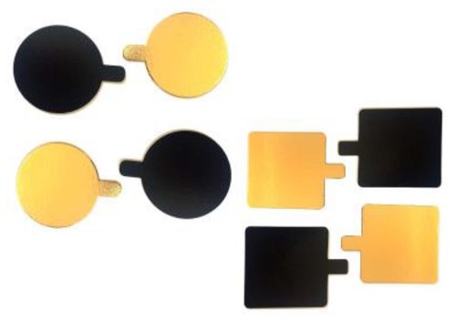 Mini suports or negre